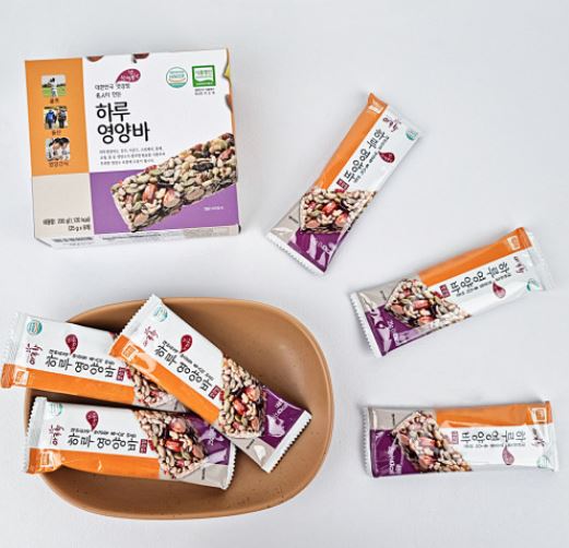 하루영양바 8입 (대한민국 식품명인이 전통의 방식으로 구현한 견과바)